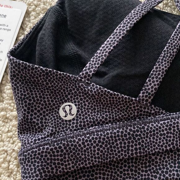 LULULEMON Free to Be Serene Bra Disperse Dusky Strappy Light Support Size 4 EUC - Picture 5 of 9